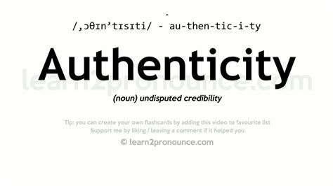 authentic ; not false or copied; genuine; real: an authentic antique. . Authenticity definition